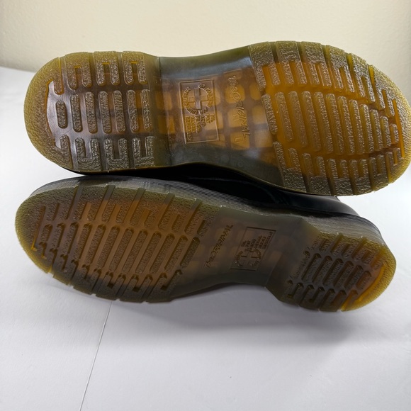 Dr. Martens docs 1460 front zipper boot pascal nappa smooth leather black zip - Picture 6 of 11